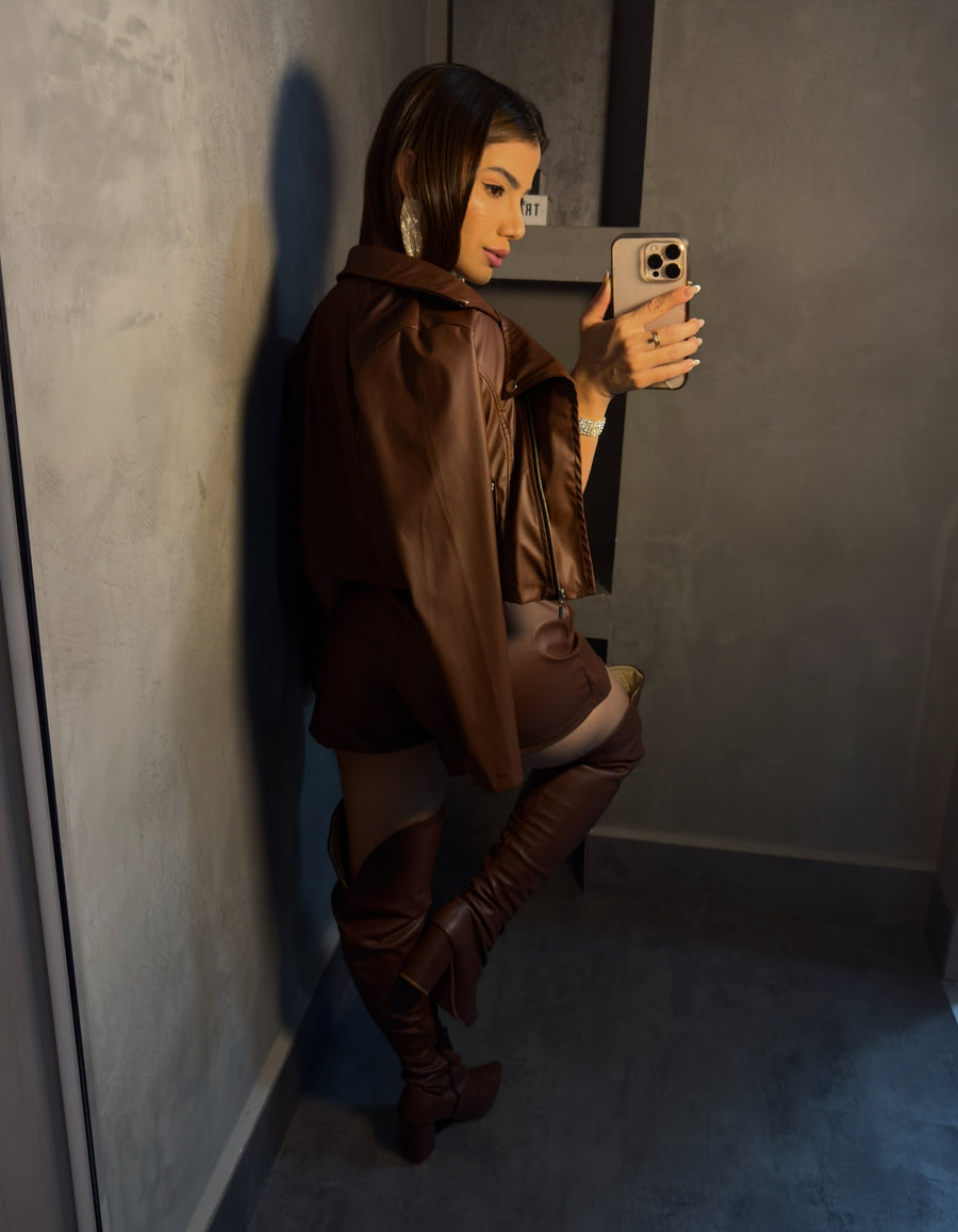 JAQUETA COURINO ZÍPER